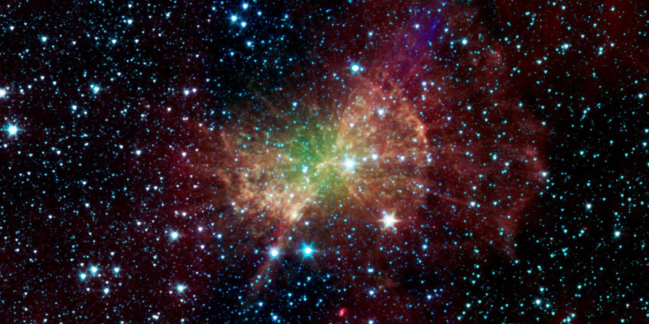 A field of light in deep space