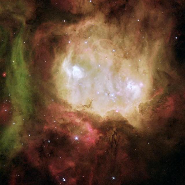 A field of light in deep space