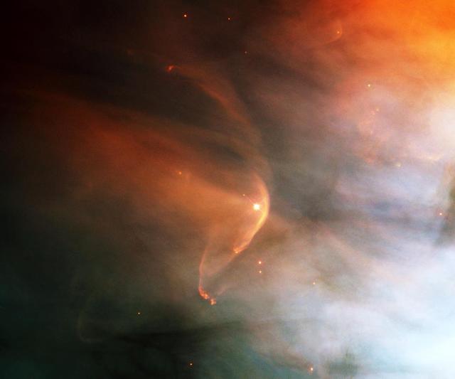 A field of light in deep space